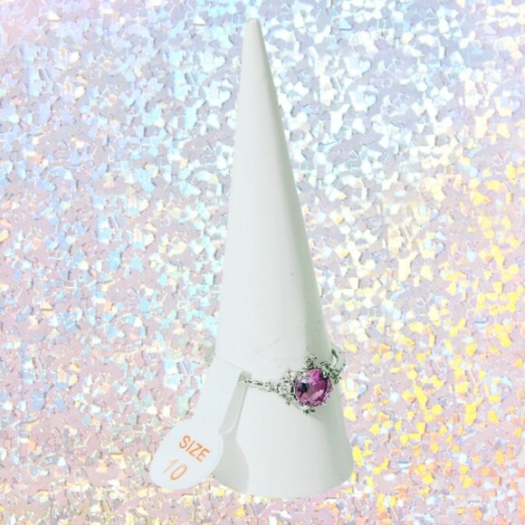 BP Original Collection Lab Created Blue Purple Bi Color Tourmaline Ring (Size 10 - Picture 3 of 7